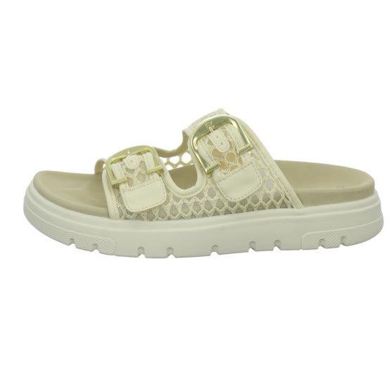 Bugatti Shoes Woman Pantoletten Damen Beige-kombi