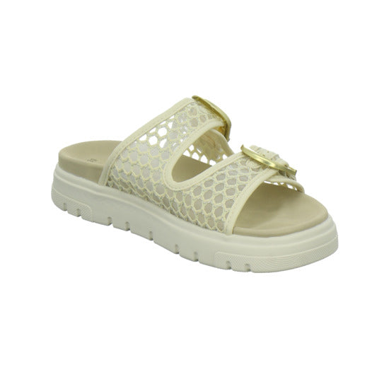 Bugatti Shoes Woman Pantoletten Damen Beige-kombi