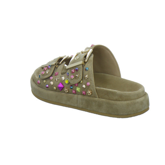 Alma en Pena S.L. Pantoletten Damen Beige-kombi