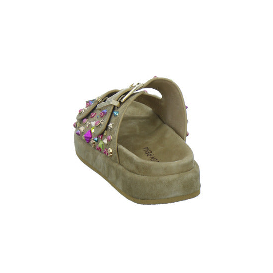 Alma en Pena S.L. Pantoletten Damen Beige-kombi