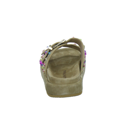 Alma en Pena S.L. Pantoletten Damen Beige-kombi