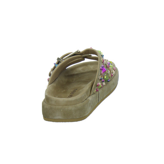 Alma en Pena S.L. Pantoletten Damen Beige-kombi