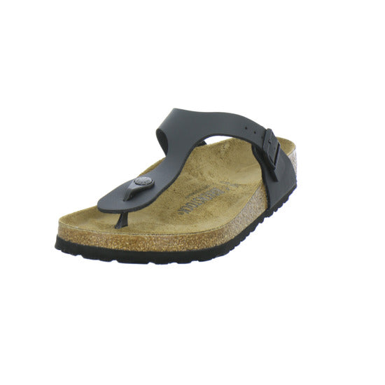 Birkenstock Gizeh Pantoletten Schwarz - 360° Ansicht