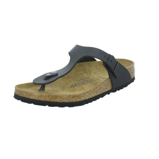 Birkenstock Gizeh Pantoletten Schwarz - 360° Ansicht