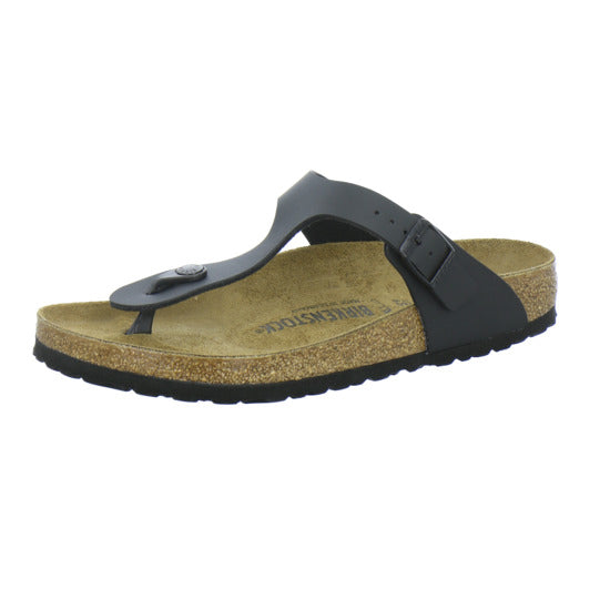 Birkenstock Gizeh Pantoletten Schwarz - 360° Ansicht