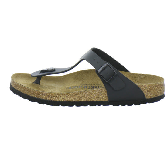 Birkenstock Gizeh Pantoletten Schwarz - 360° Ansicht