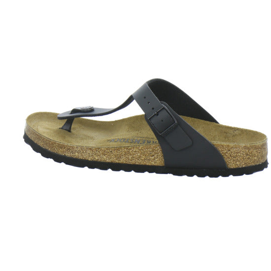 Birkenstock Gizeh Pantoletten Schwarz - 360° Ansicht