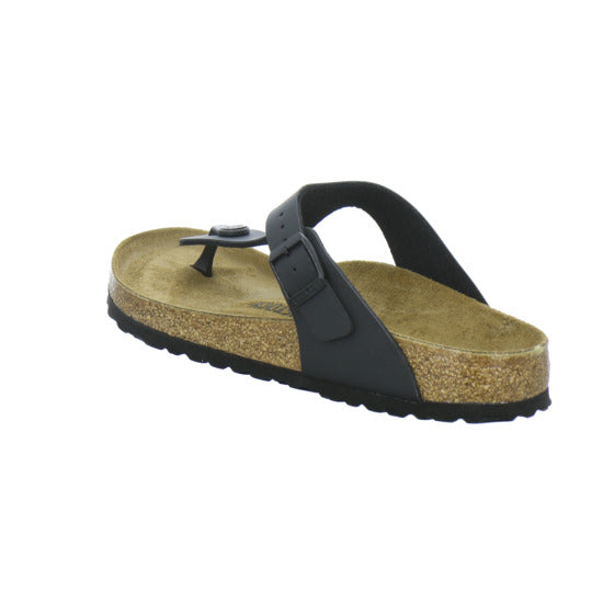 Birkenstock Gizeh Pantoletten Schwarz - 360° Ansicht