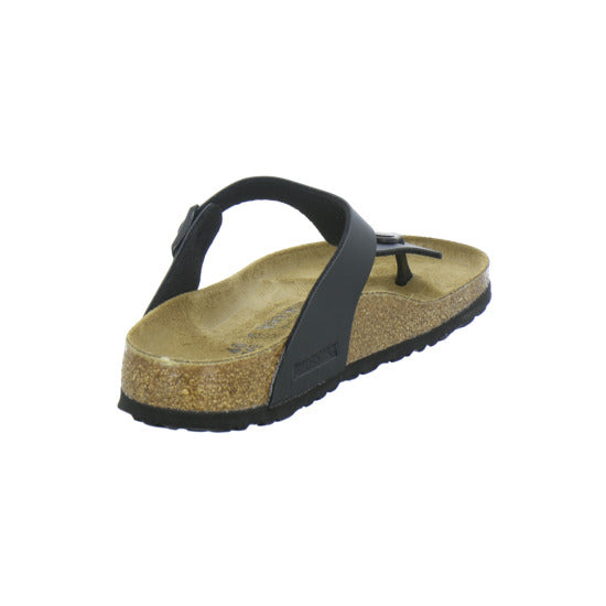 Birkenstock Gizeh Pantoletten Schwarz - 360° Ansicht