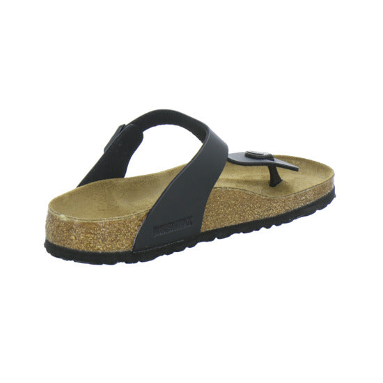 Birkenstock Gizeh Pantoletten Schwarz - 360° Ansicht
