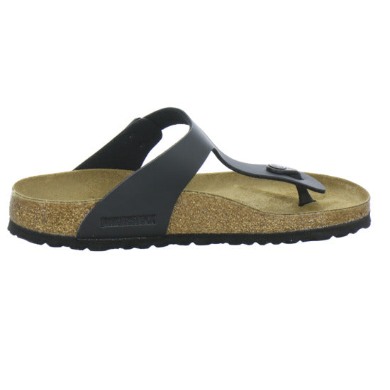 Birkenstock Gizeh Pantoletten Schwarz - 360° Ansicht