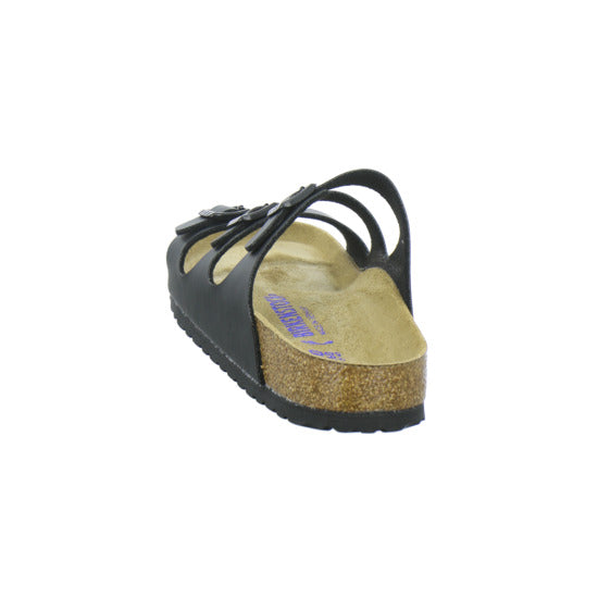 Birkenstock Florida Pantoletten Schwarz - 360° Ansicht