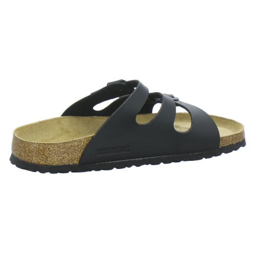 Birkenstock Florida Pantoletten Schwarz - 360° Ansicht