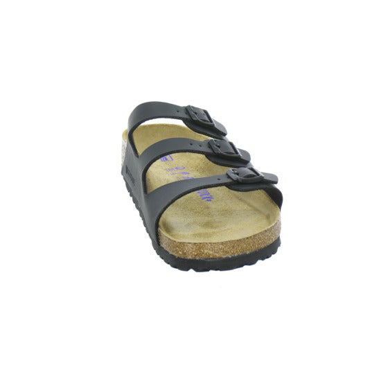 Birkenstock Florida Pantoletten Schwarz - 360° Ansicht
