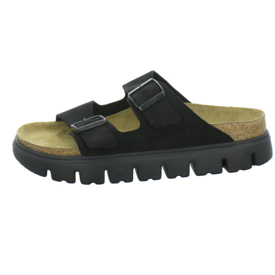 Birkenstock Arizona Platform Pantoletten Schwarz
