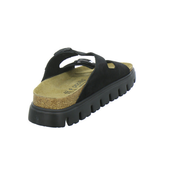 Birkenstock Arizona Platform Pantoletten Schwarz