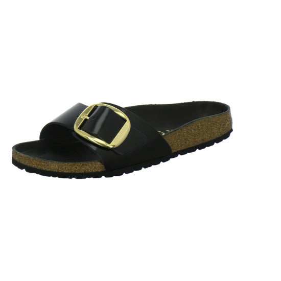 Birkenstock Madrid BB Pantoletten Schwarz - 360° Ansicht