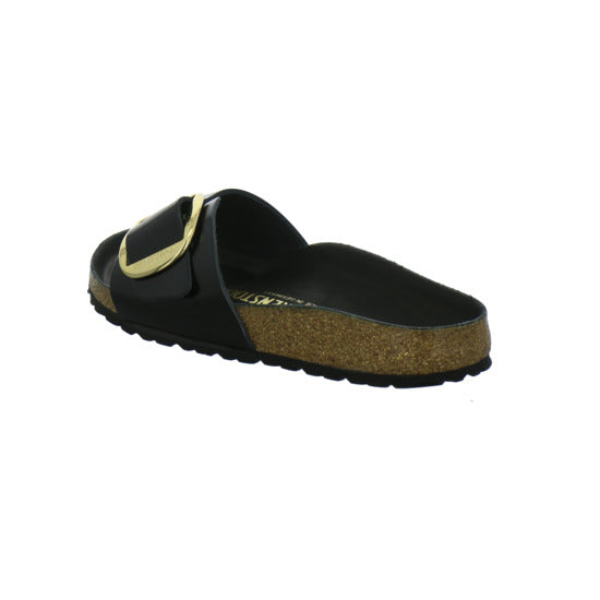 Birkenstock Madrid BB Pantoletten Schwarz - 360° Ansicht