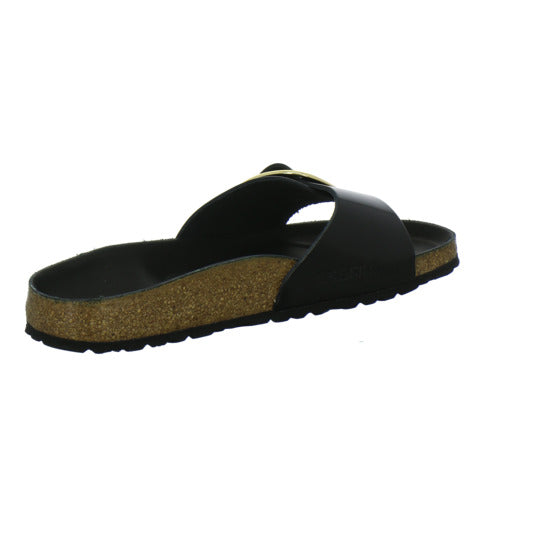 Birkenstock Madrid BB Pantoletten Schwarz - 360° Ansicht