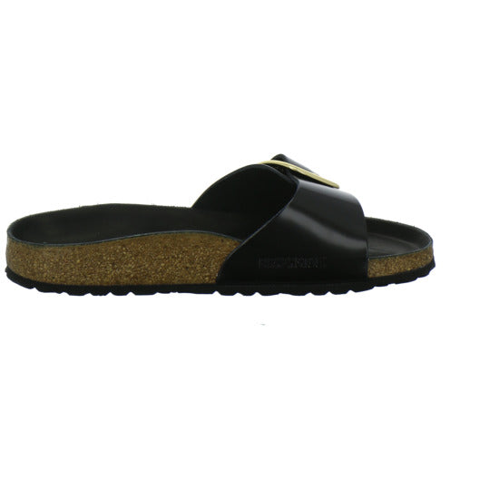 Birkenstock Madrid BB Pantoletten Schwarz - 360° Ansicht