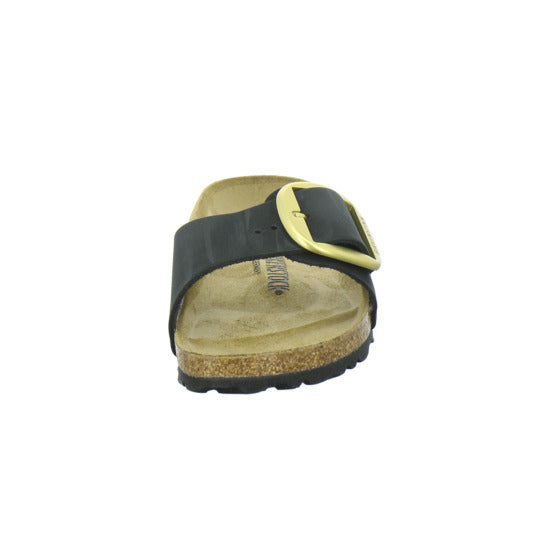 Birkenstock Madrid BB Pantoletten Schwarz - 360° Ansicht