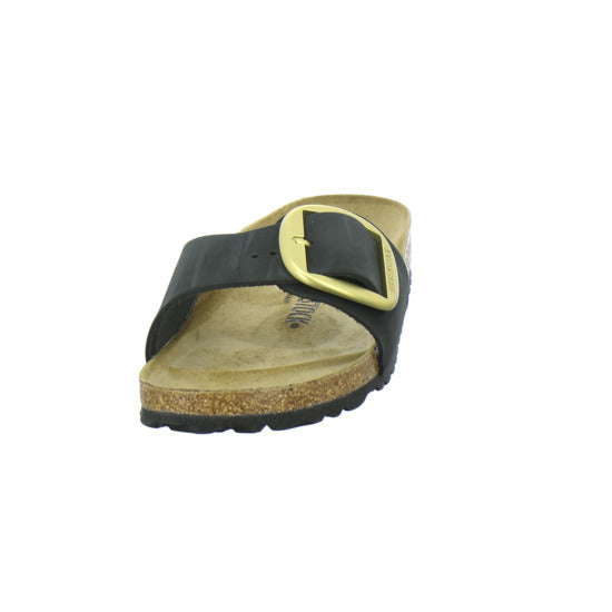 Birkenstock Madrid BB Pantoletten Schwarz - 360° Ansicht
