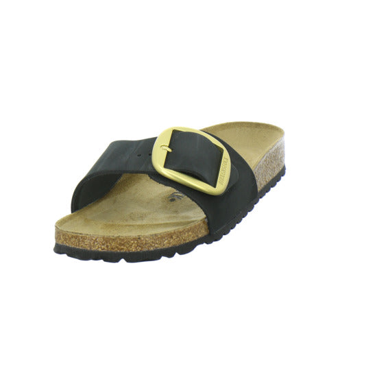 Birkenstock Madrid BB Pantoletten Schwarz - 360° Ansicht