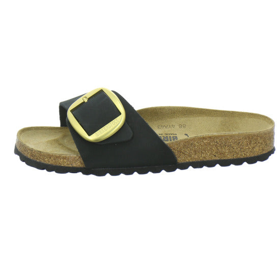 Birkenstock Madrid BB Pantoletten Schwarz - 360° Ansicht
