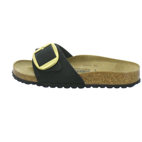 Birkenstock Madrid BB Pantoletten Schwarz - 360° Ansicht