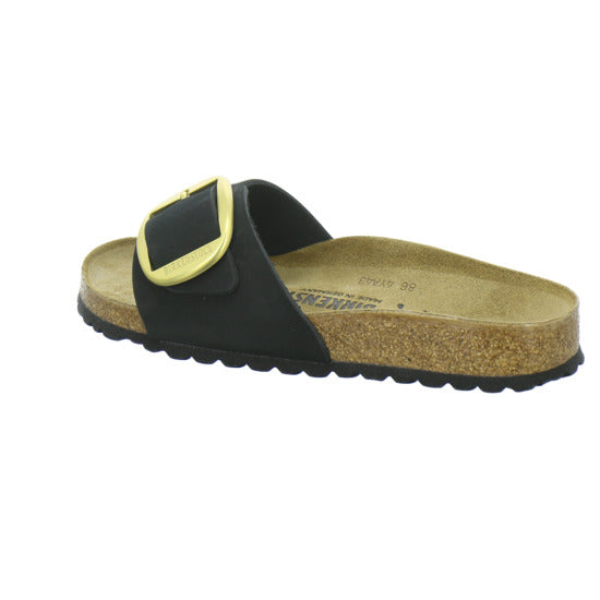 Birkenstock Madrid BB Pantoletten Schwarz - 360° Ansicht