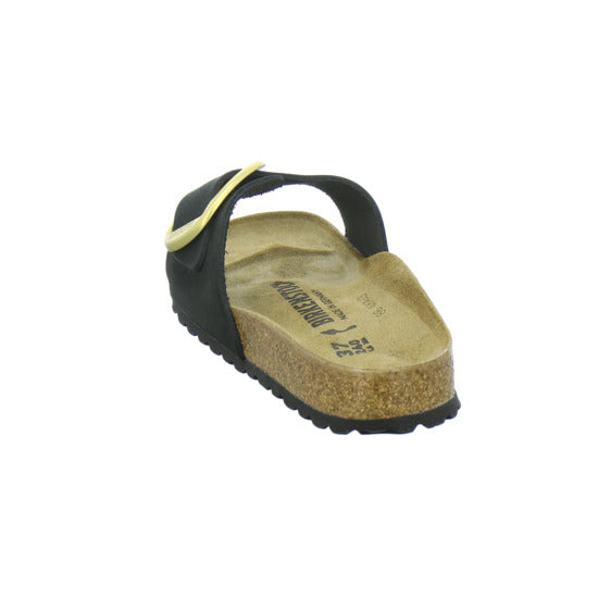 Birkenstock Madrid BB Pantoletten Schwarz - 360° Ansicht