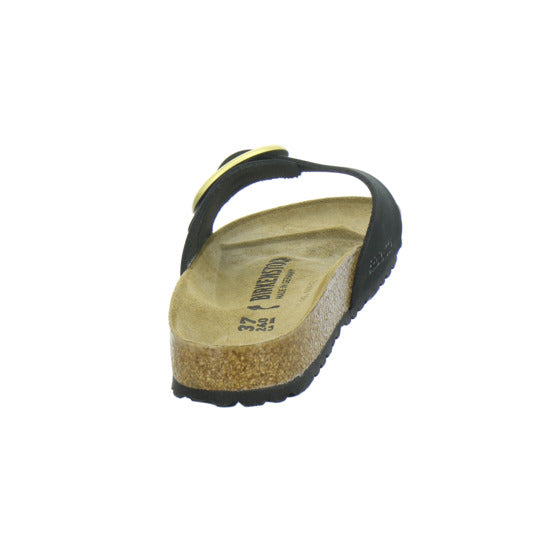 Birkenstock Madrid BB Pantoletten Schwarz - 360° Ansicht
