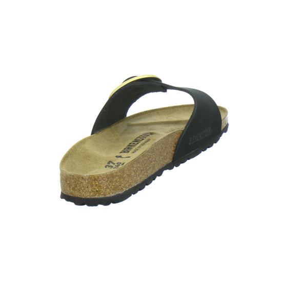 Birkenstock Madrid BB Pantoletten Schwarz - 360° Ansicht