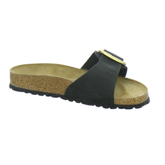 Birkenstock Madrid BB Pantoletten Schwarz - 360° Ansicht