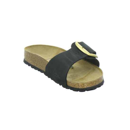 Birkenstock Madrid BB Pantoletten Schwarz - 360° Ansicht