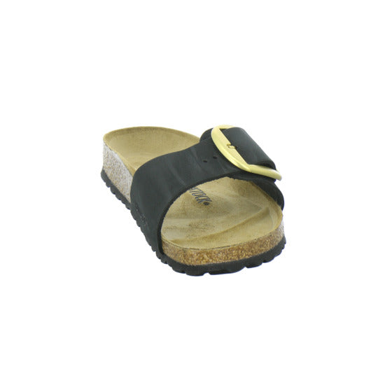 Birkenstock Madrid BB Pantoletten Schwarz - 360° Ansicht
