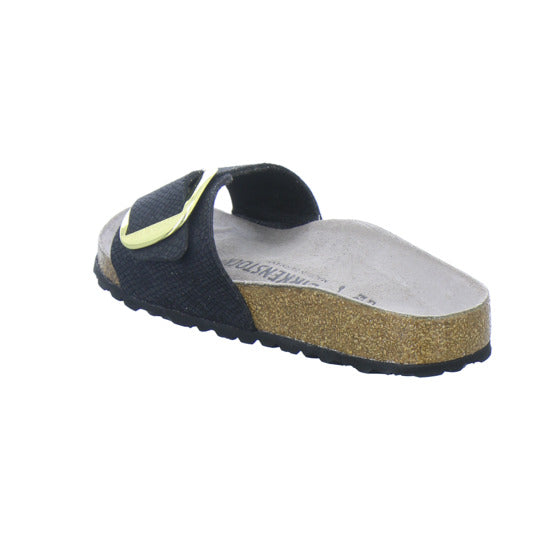 Birkenstock Pantoletten Damen Madrid Big Buckle Schwarz