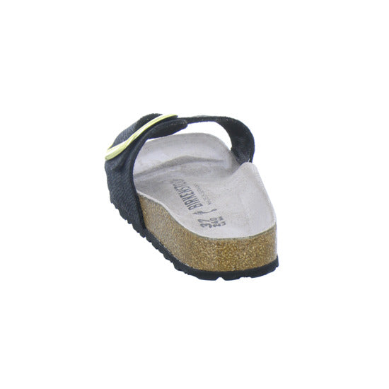 Birkenstock Pantoletten Damen Madrid Big Buckle Schwarz