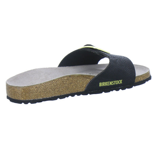 Birkenstock Pantoletten Damen Madrid Big Buckle Schwarz