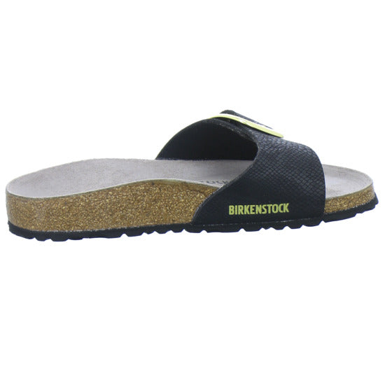 Birkenstock Pantoletten Damen Madrid Big Buckle Schwarz