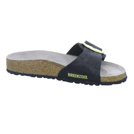 Birkenstock Pantoletten Damen Madrid Big Buckle Schwarz
