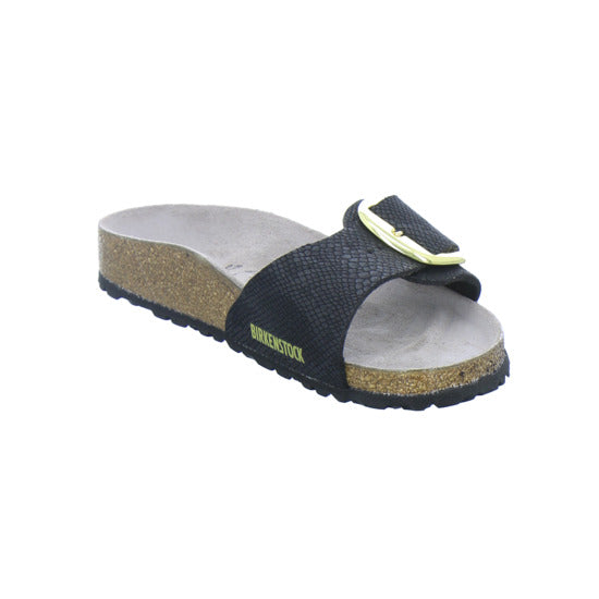 Birkenstock Pantoletten Damen Madrid Big Buckle Schwarz