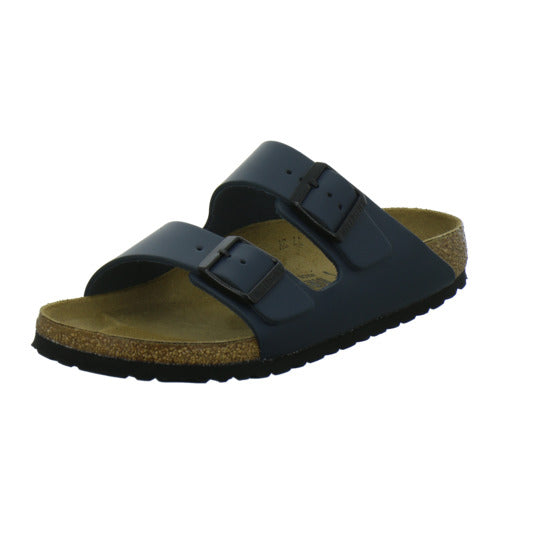 Birkenstock Arizona Pantoletten Dunkelblau - 360° Ansicht