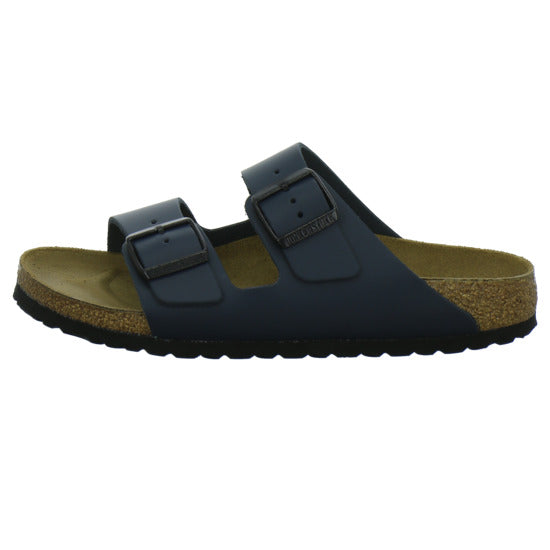 Birkenstock Arizona Pantoletten Dunkelblau - 360° Ansicht