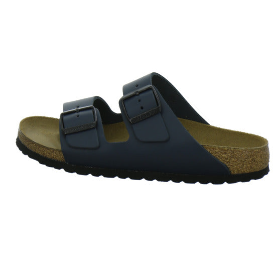 Birkenstock Arizona Pantoletten Dunkelblau - 360° Ansicht