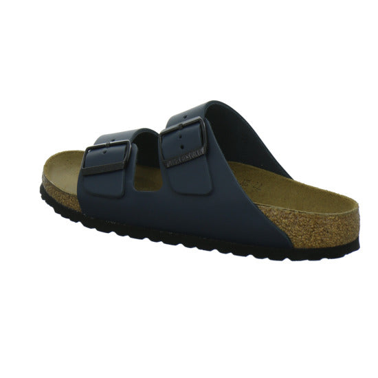 Birkenstock Arizona Pantoletten Dunkelblau - 360° Ansicht