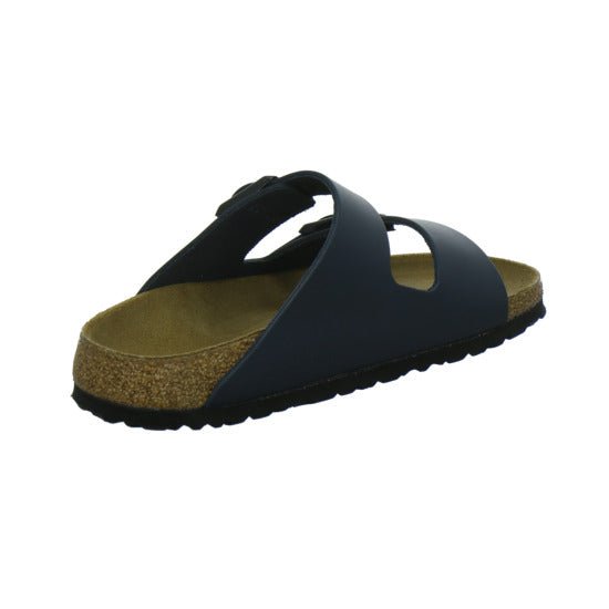 Birkenstock Arizona Pantoletten Dunkelblau - 360° Ansicht