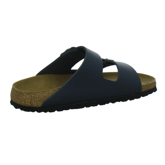 Birkenstock Arizona Pantoletten Dunkelblau - 360° Ansicht