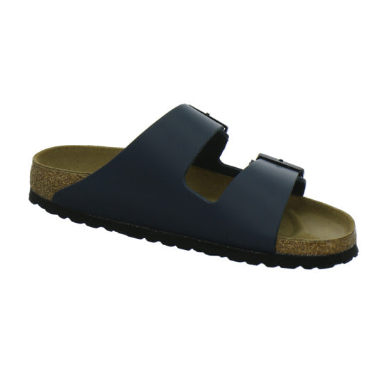 Birkenstock Arizona Pantoletten Dunkelblau - 360° Ansicht
