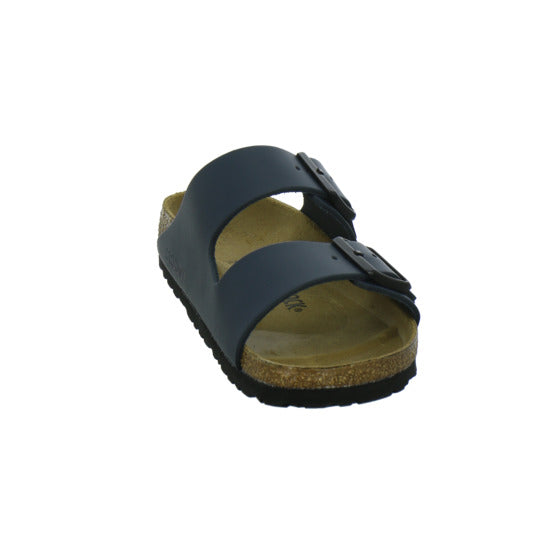 Birkenstock Arizona Pantoletten Dunkelblau - 360° Ansicht